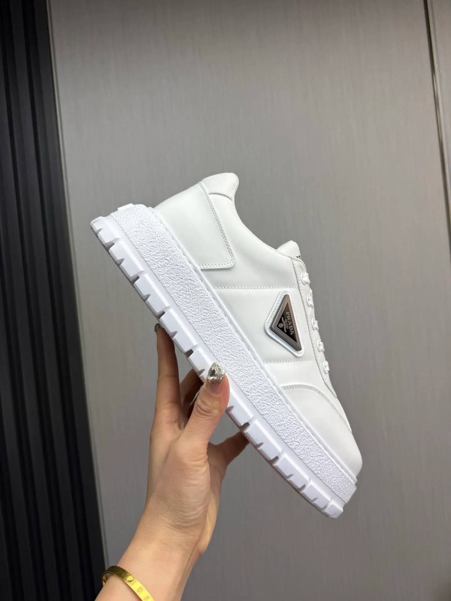 Men's shoes 💰560💰 [PRADA] Popular men's shoes shipped 👏Official website synchronized ⬆️Original imported waterproof fabric + cowhide lining, 1⃣️:1⃣️reproduction, original sole, 38-45 (45. Customized, non-refundable)